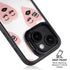 Bouffants and Broken Hearts Winking Hearts iPhone 15 Kickstand Case